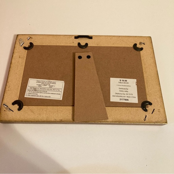 Vintage Style, Gold Ornate Chalkboard Wood Decor - Picture 6 of 9